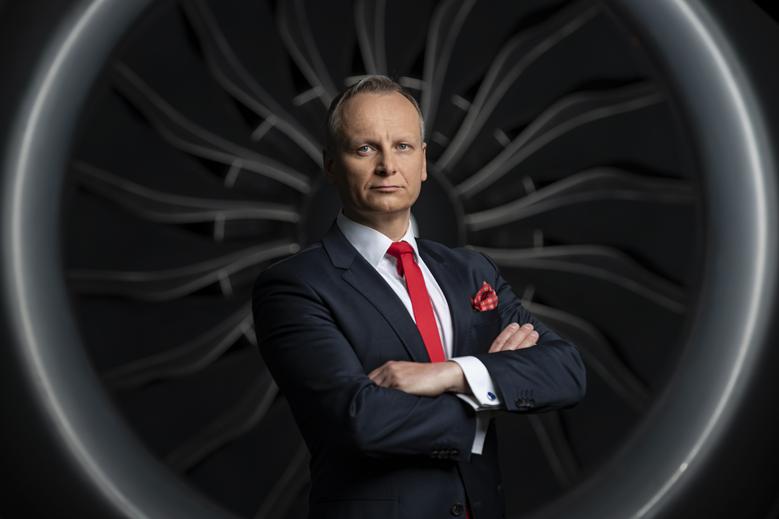 Portret eleganckiego mężczyzny